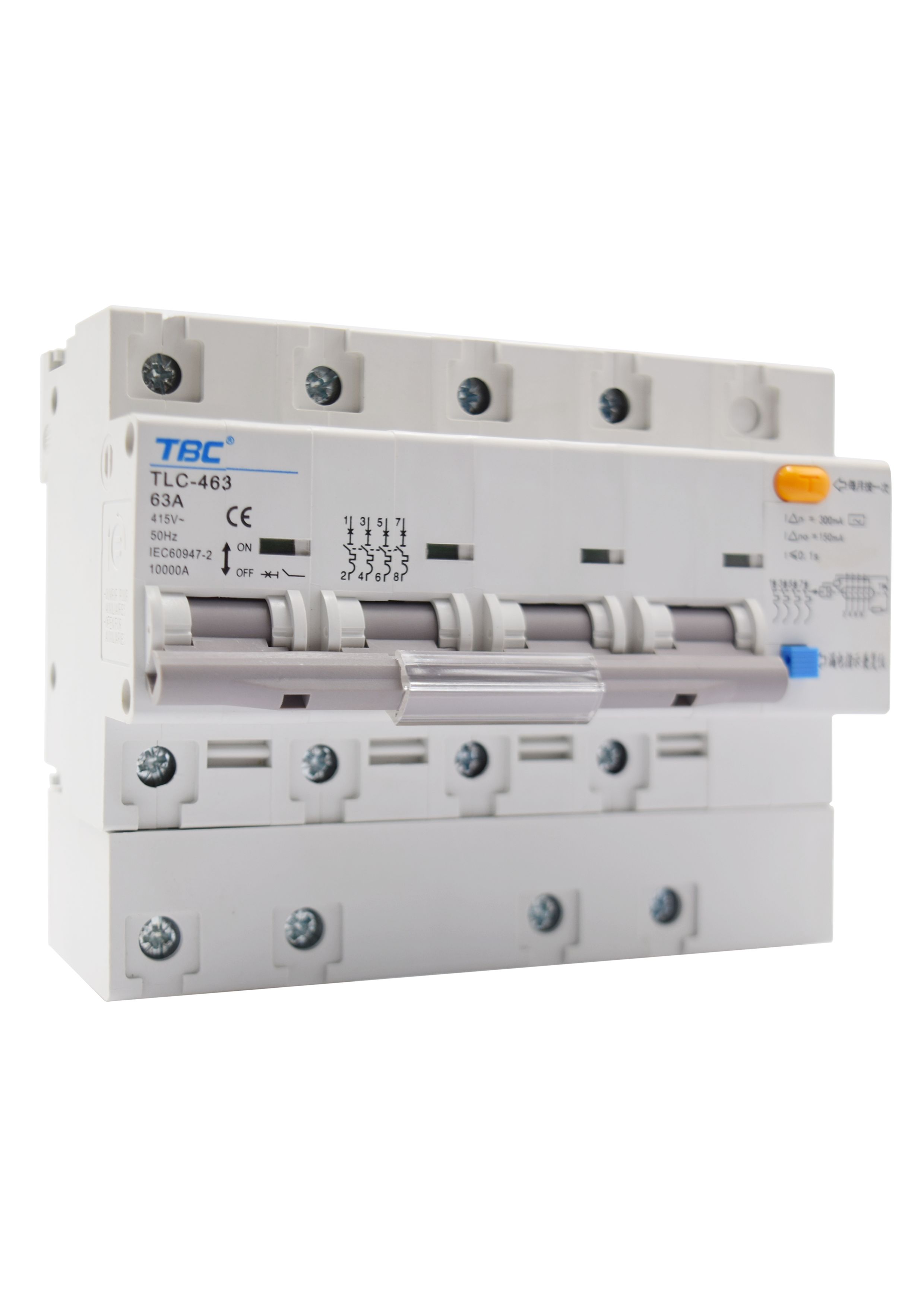 TLC-463 Leakage Circuit Breaker (LCB) 4P 63A 300mA 10kA