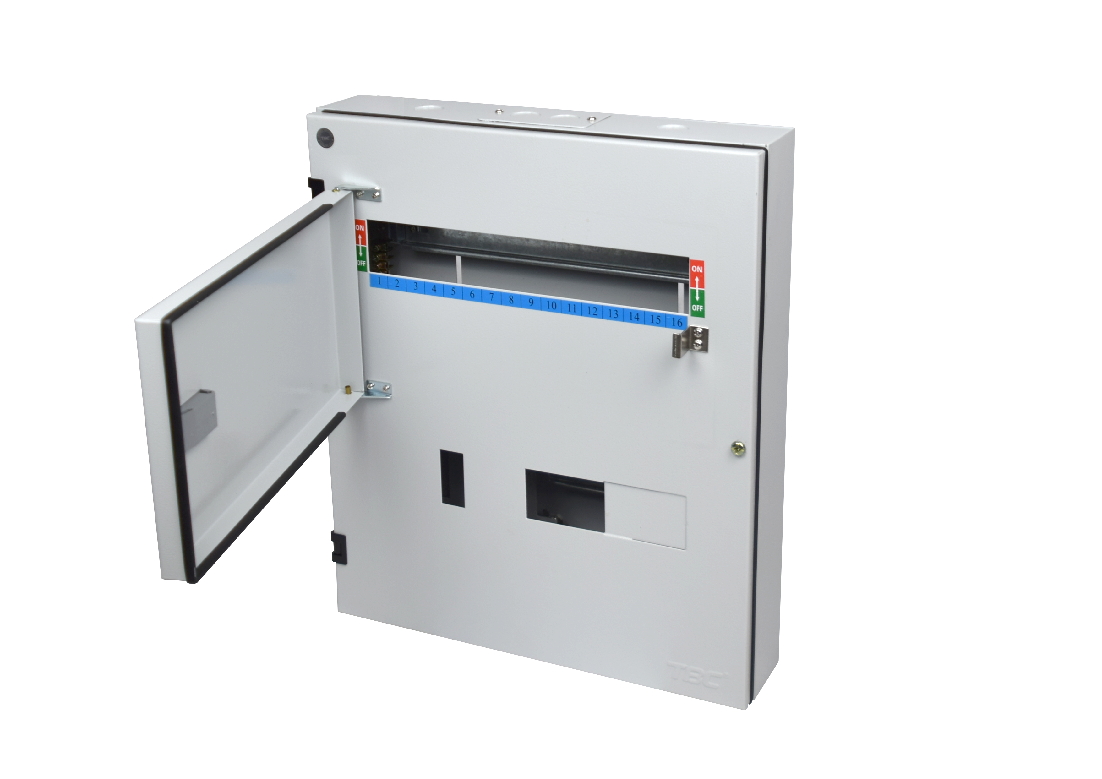 TBC TM-1M-16W MCCB Distribution Board – 1 Row 16 Ways