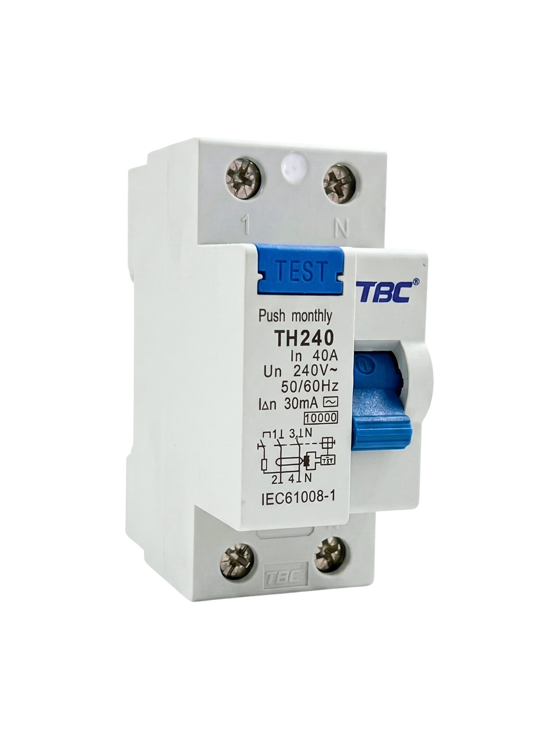 TH-240 Residual Current Circuit Breaker (RCCB) 2P 40A 30mA