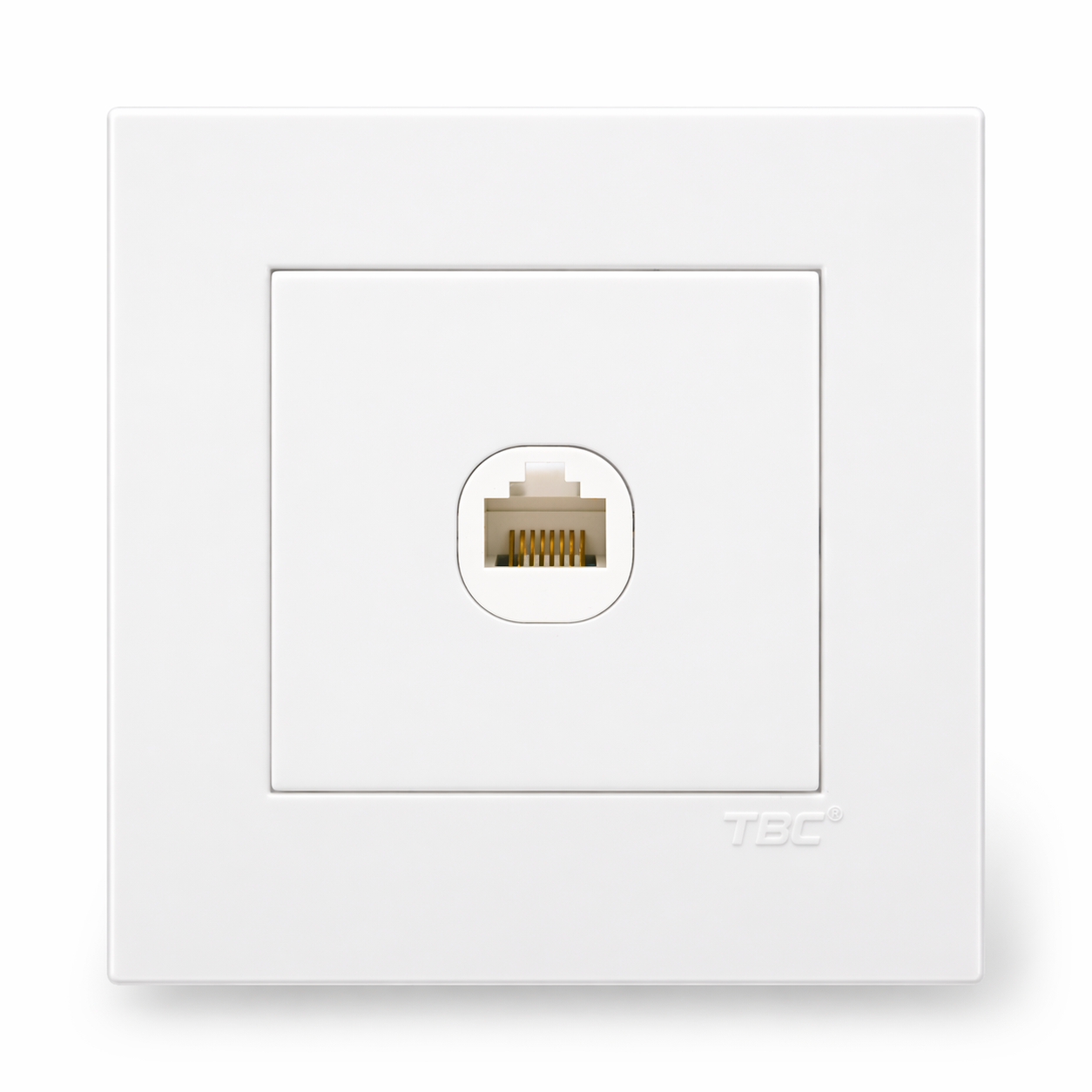 TBC B10T01U 1 Gang Data Socket (RJ45) – CAT5 / CAT6 B-SERIES