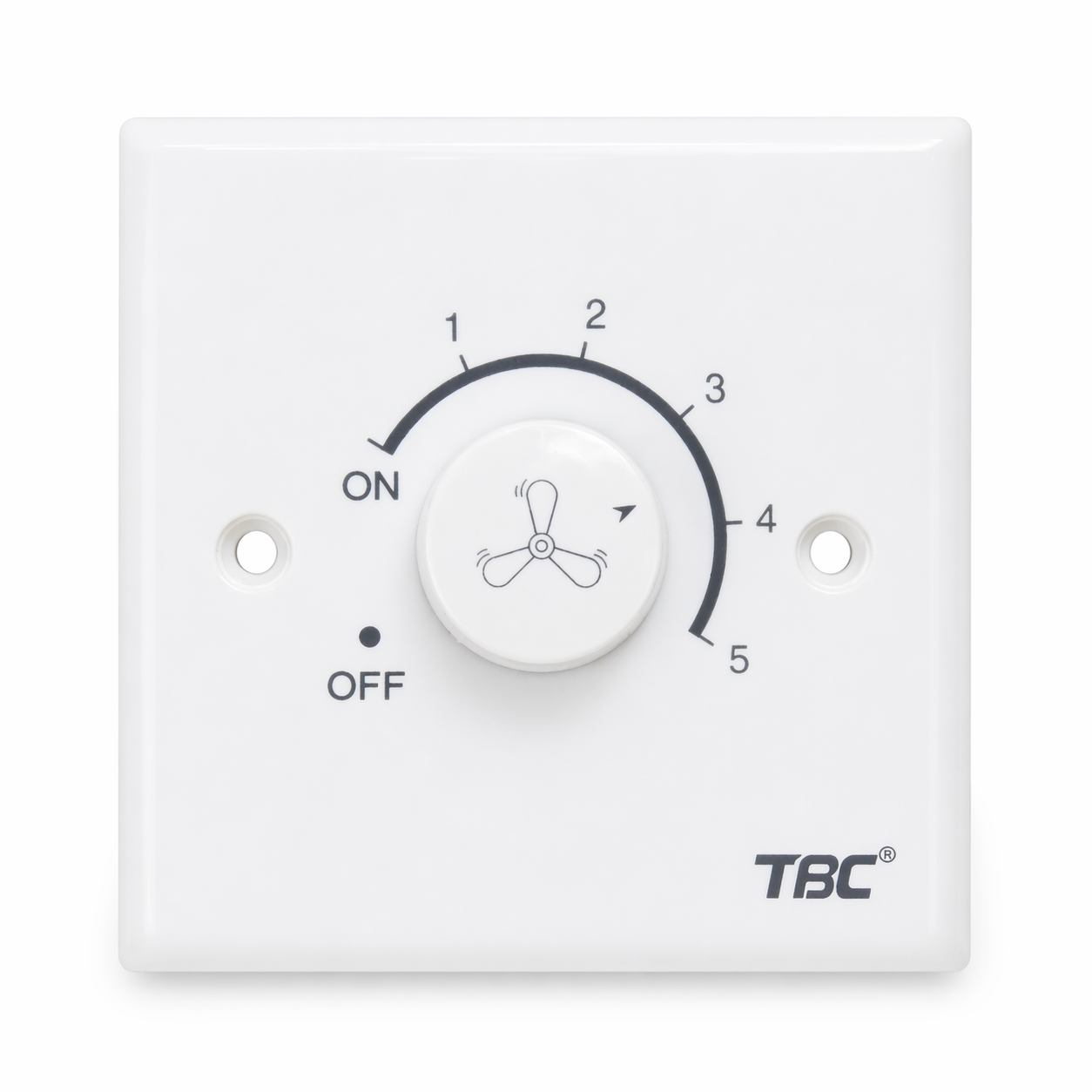 TBC T6328 Fan Dimmer - Rotary Speed Control Switch with Push ON/OFF Function