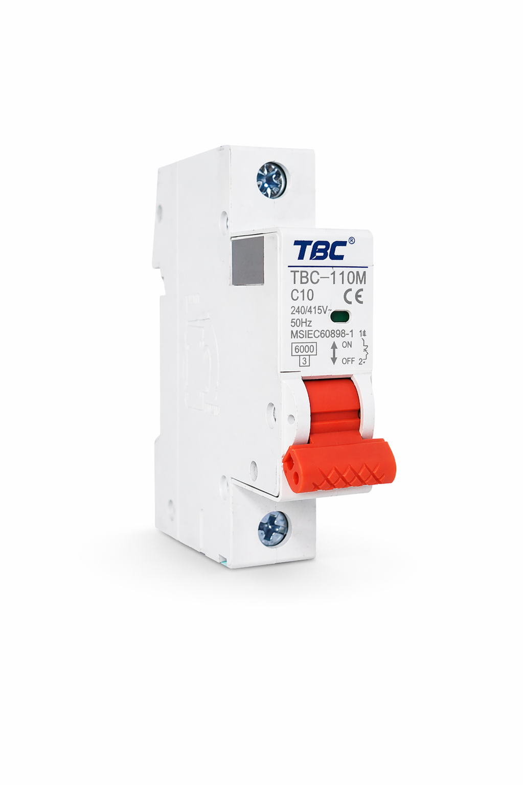 TBC-110M Miniature Circuit Breaker (MCB) 1P 10A 6kA