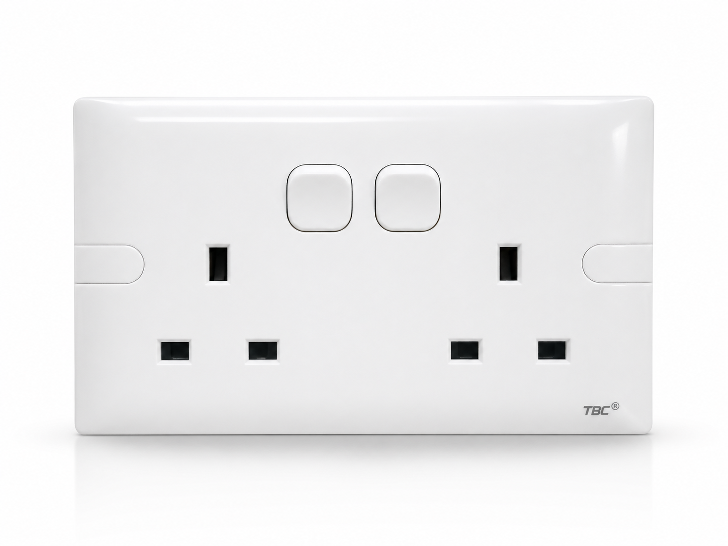 TBC 2 Gang 13A Switch Socket ( T1-213 ) B-Series