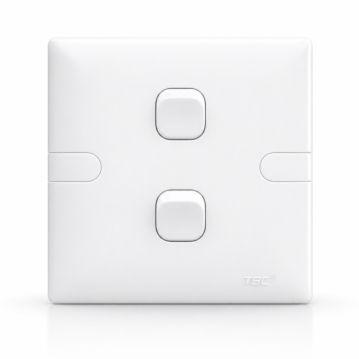 TBC 2 Gang 1 Way Switch ( T1-201 ) T-Series