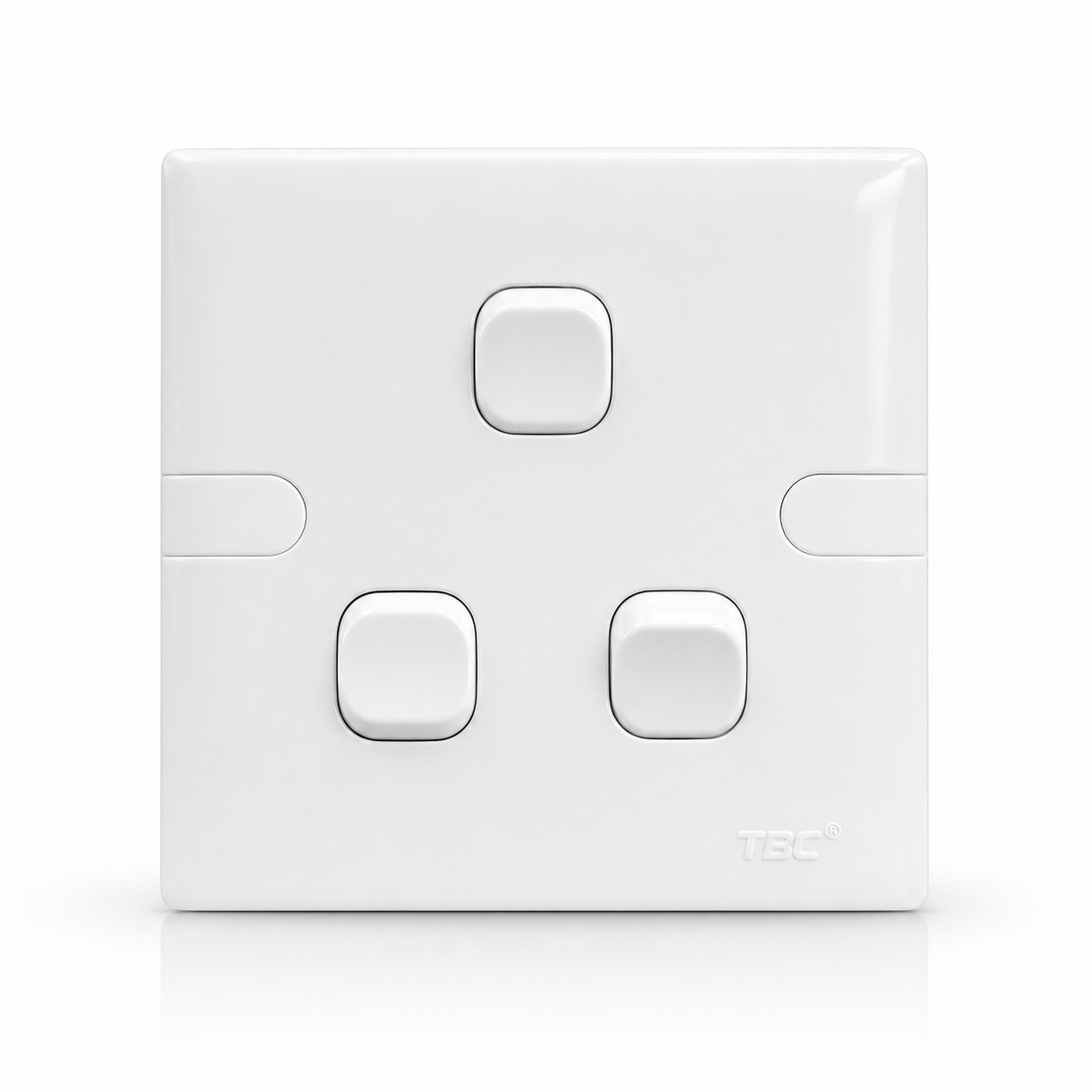 TBC 3 Gang 1 Way Switch ( T1-301 ) T-Series