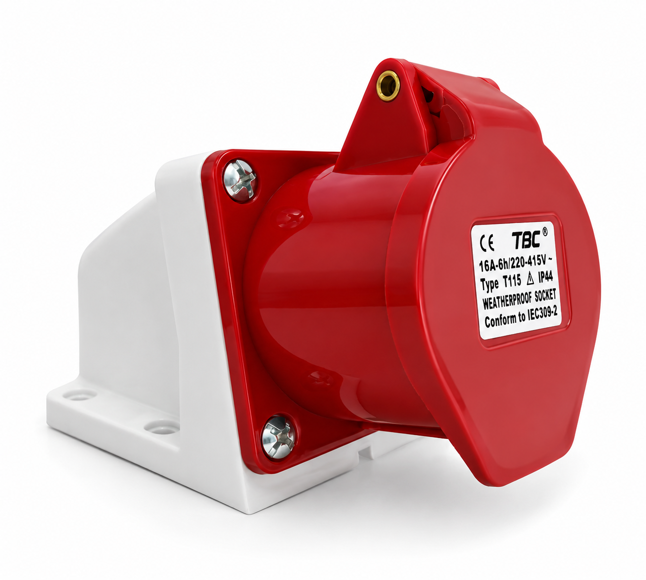 Industrial Weatherproof Socket Outlet 16A/32A 5 Pin 220-415V AC IP44 – Type T115/ T125