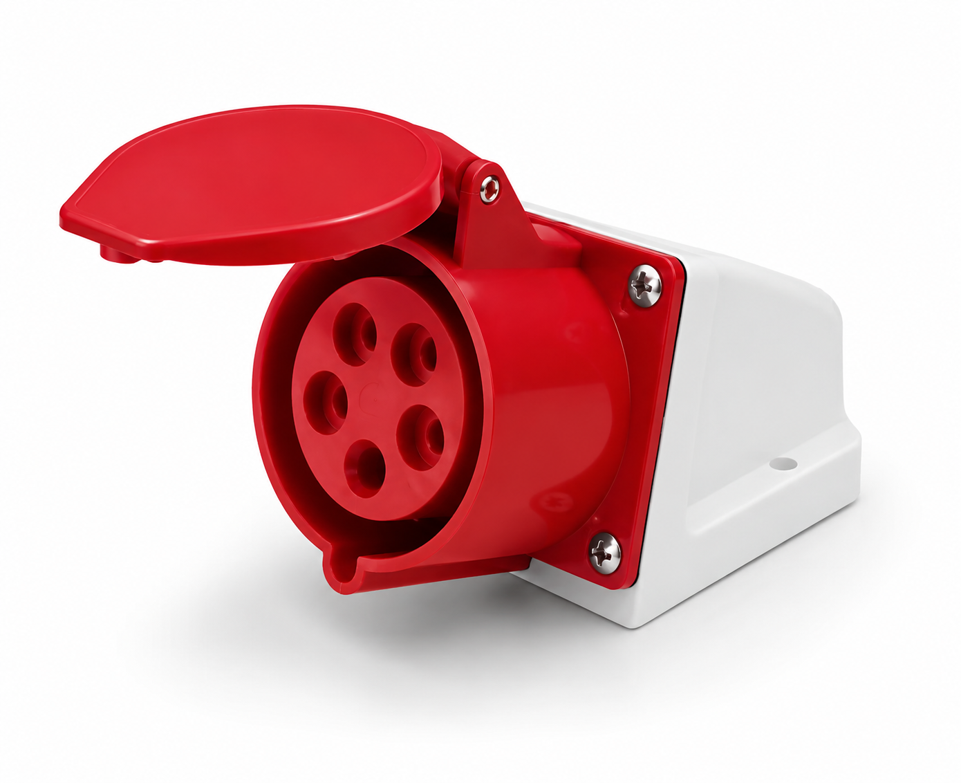 Industrial Weatherproof Socket Outlet 16A/32A 5 Pin 220-415V AC IP44 – Type T115/ T125