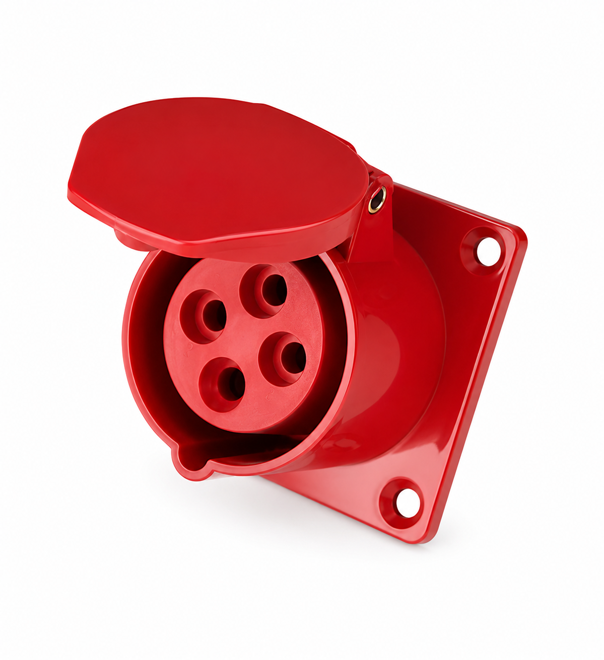 TBC Industrial Panel Mounted Socket Outlet 4 PIN – IP44 (T314 / T324)