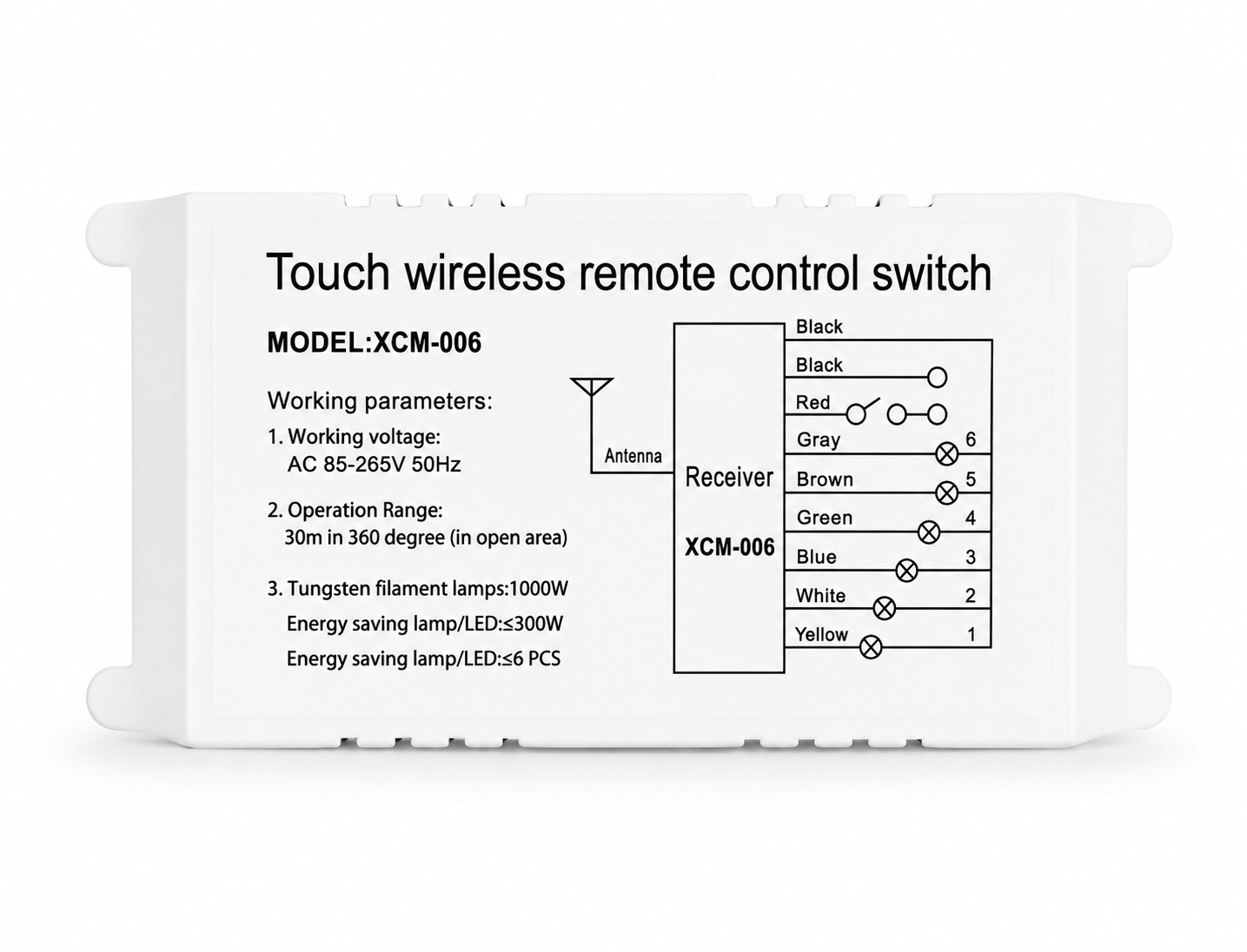 Wireless Remote Control Switch XCM-006