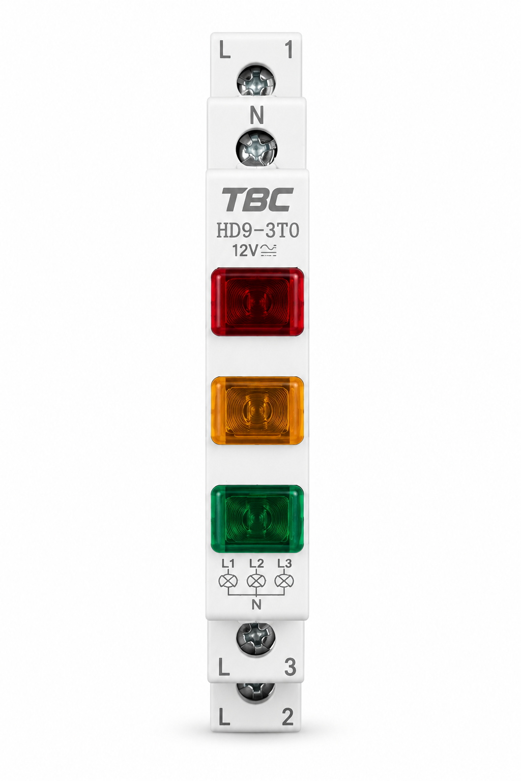 TBC DIN Rail Indicator Signal Lamp HD9(S)