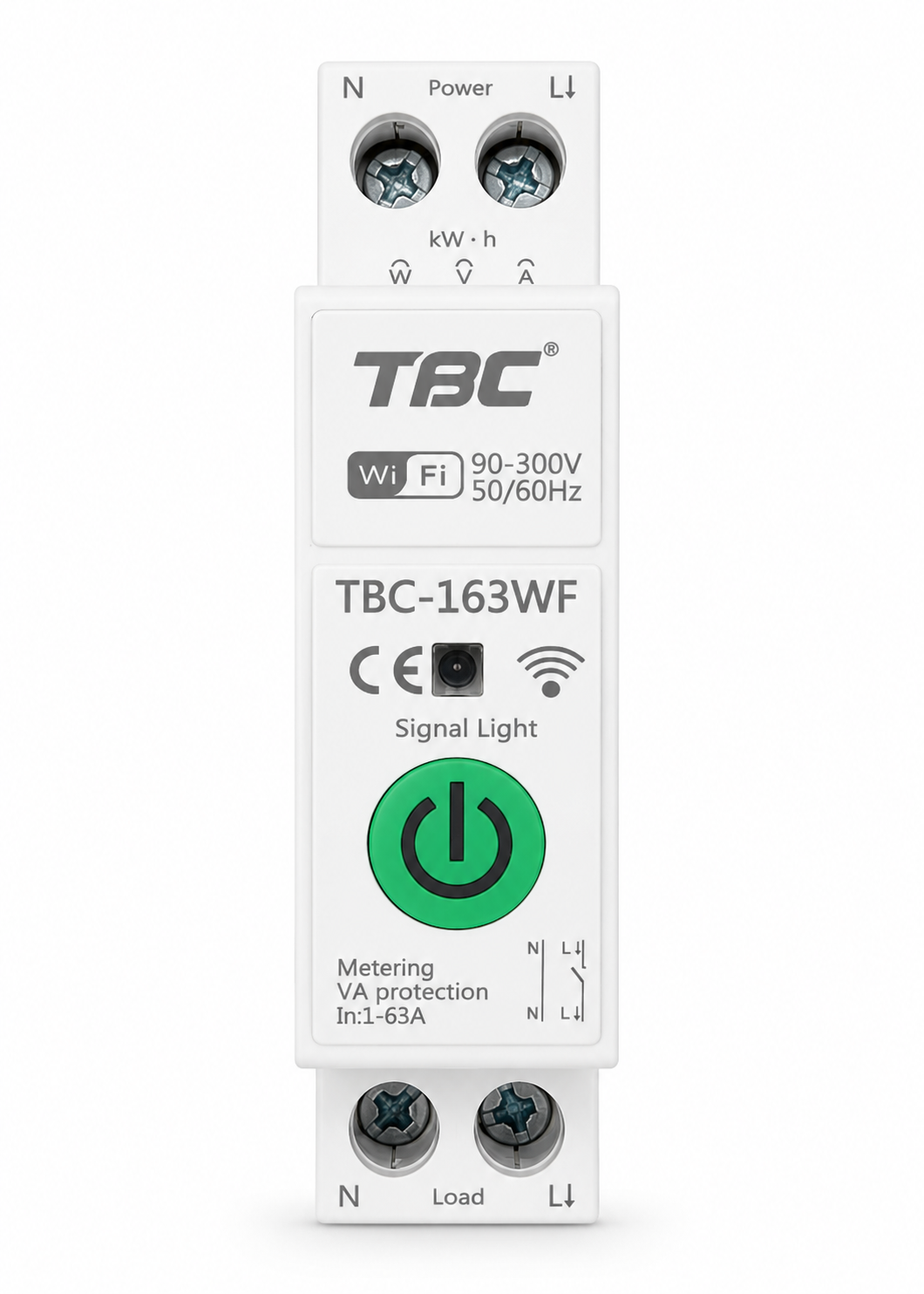 TBC WiFi Smart Time Switch & Energy Meter TBC-163WF