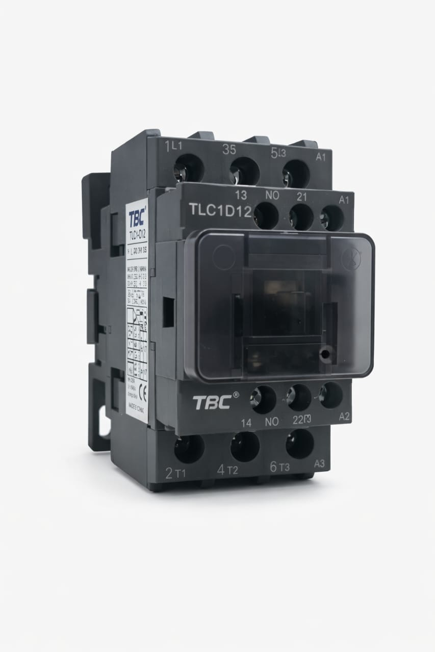 TBC TLC1D12 AC Contactor 3 Pole 12A