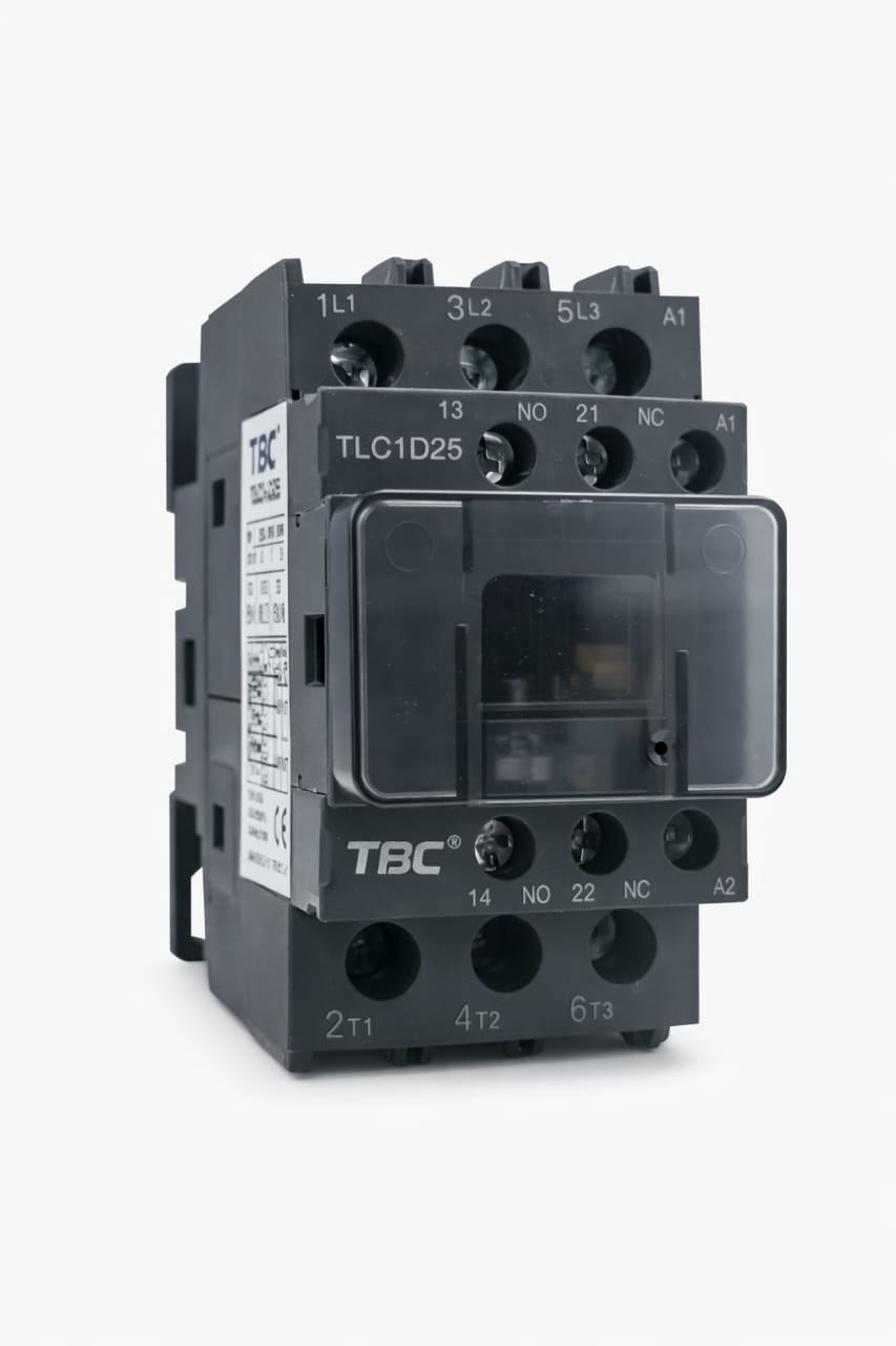 TBC TLC1D25 AC Contactor 3 Pole 25A