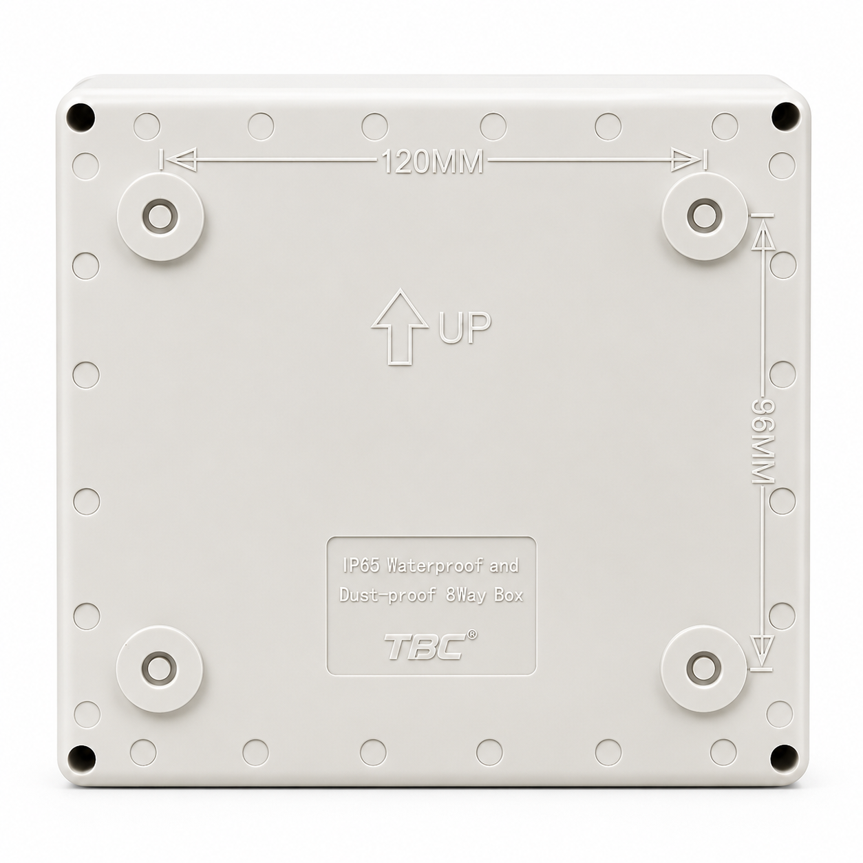 TBC-WD8 8 Way Waterproof Distribution Box