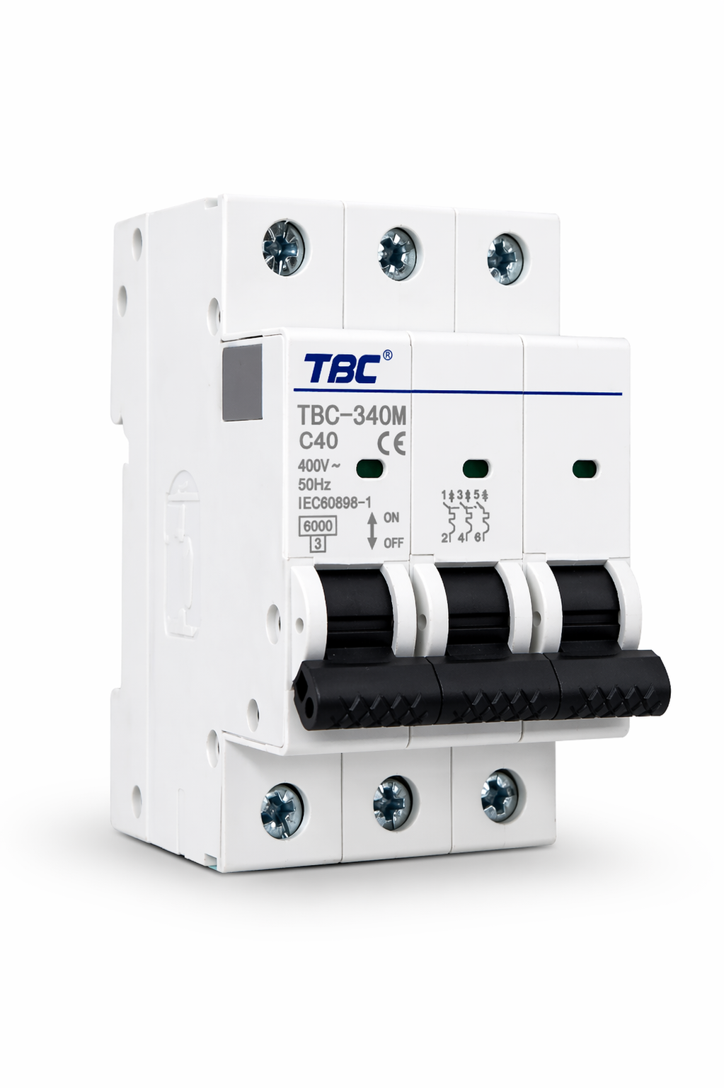 TBC-332M Miniature Circuit Breaker (MCB) 3P 32A 6kA