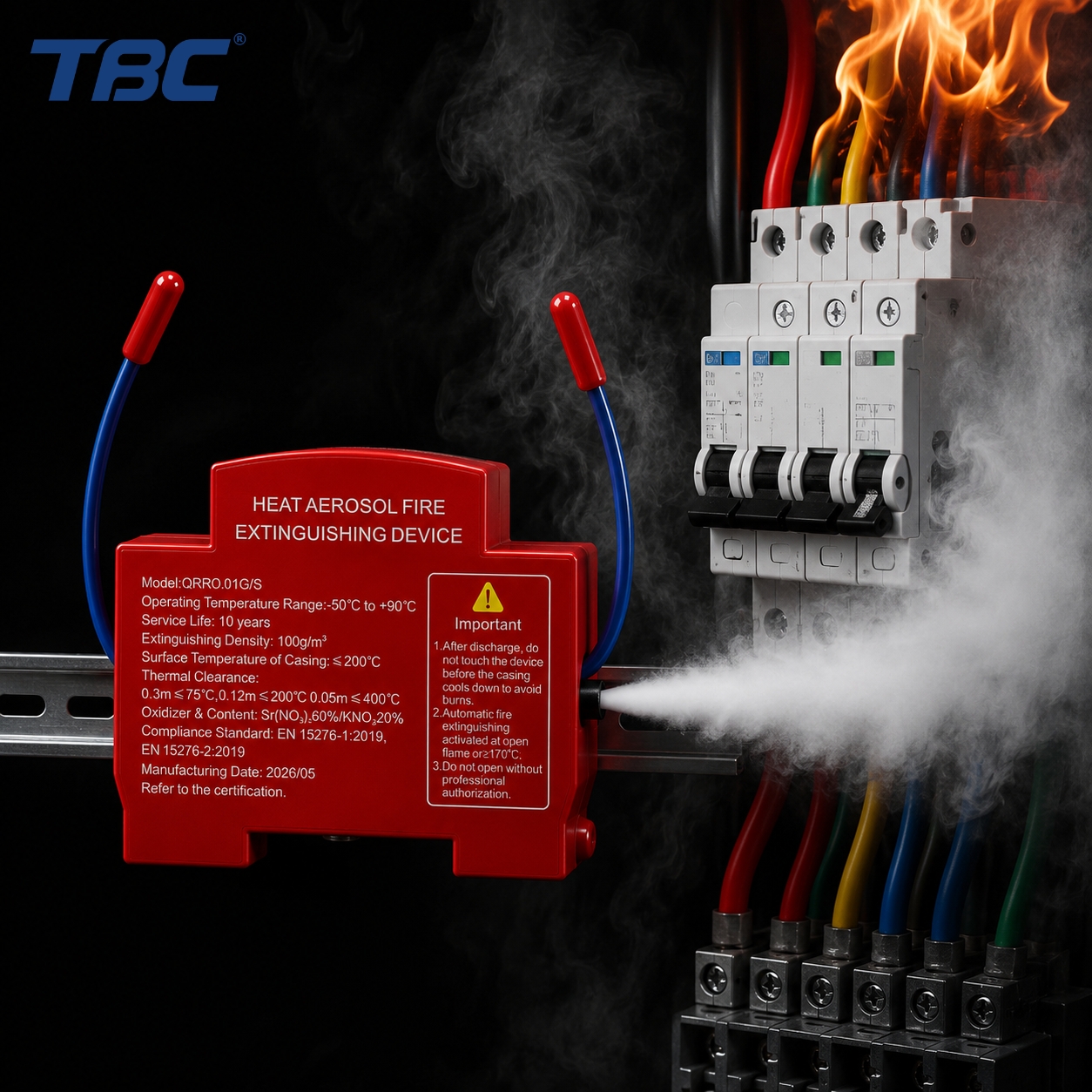 Fire Aerosol Automatic Fire Extinguishing Device