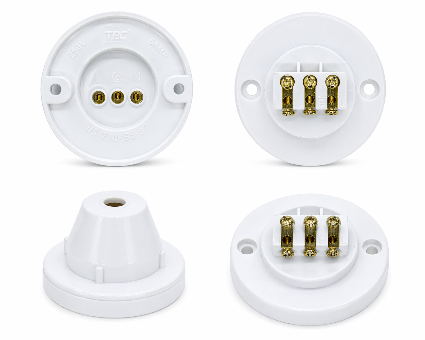 TBC Ceiling Rose Terminal – CR3