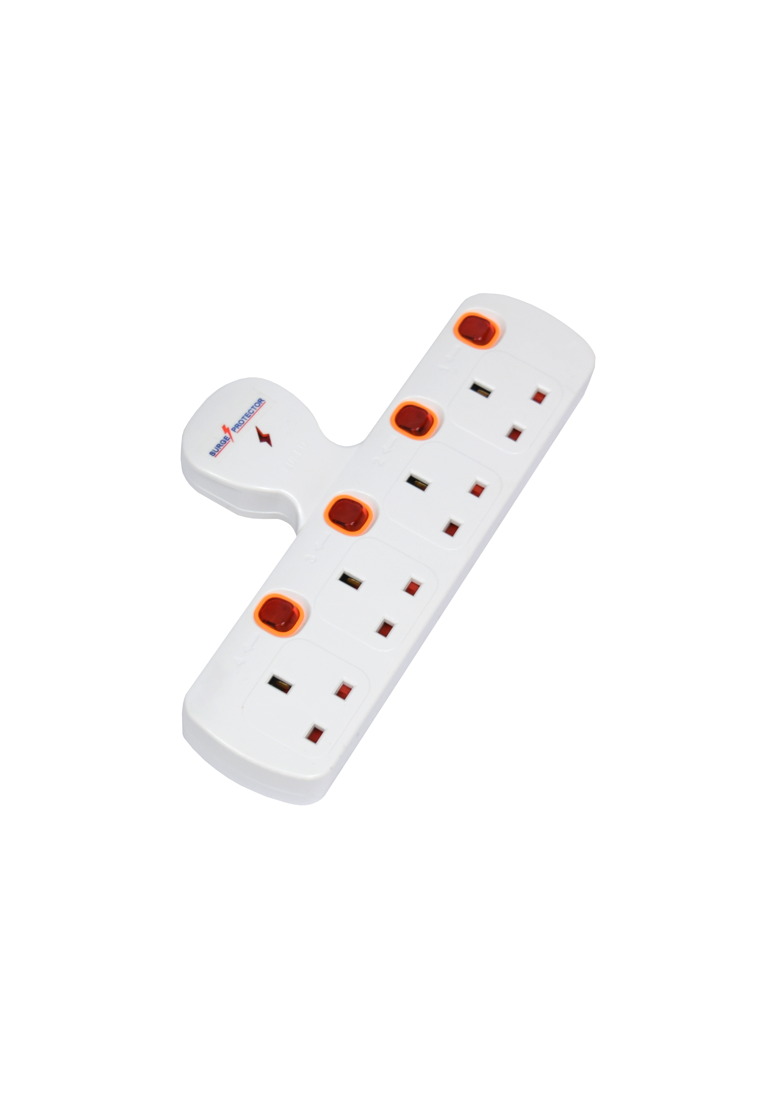 TBC UKT2413 4 Gang Adaptor with Neon Indicators