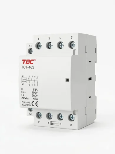 TBC TCT-463 Modular Contactor 4-Pole 63A 400V AC