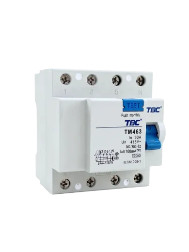 TM-463 Residual Current Circuit Breaker (RCCB) 4P 63A 100mA