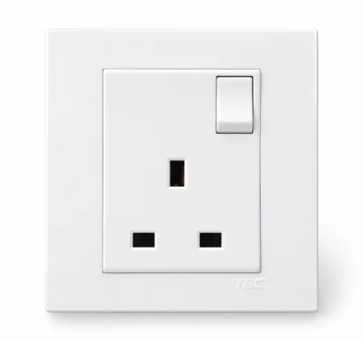 TBC 1 Gang 13A Switch Socket ( B8-113 ) B-Series