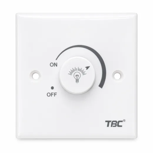 TBC T6318 Light Dimmer - Rotary Control Switch with Push ON/OFF Function