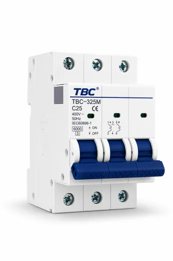 TBC-325M Miniature Circuit Breaker (MCB) 3P 25A 6kA