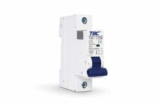 TBC-125M Miniature Circuit Breaker (MCB) 1P 25A 6kA