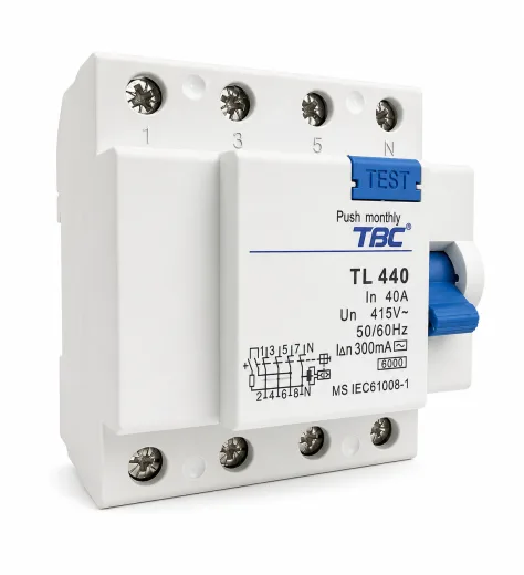 TL-440 Residual Current Circuit Breaker (RCCB) 4P 40A 300mA