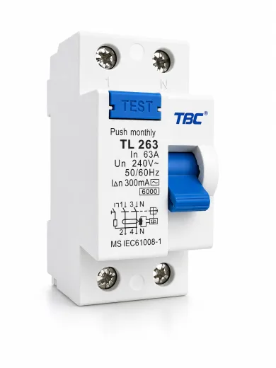 TL-263 Residual Current Circuit Breaker (RCCB) 2P 63A 300mA