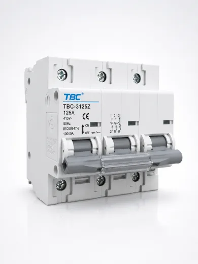 TBC-3125Z Miniature Circuit Breaker (MCB) 3P 125A 10kA