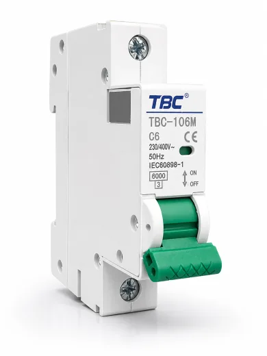 TBC-106M Miniature Circuit Breaker (MCB) 1P 6A 6kA
