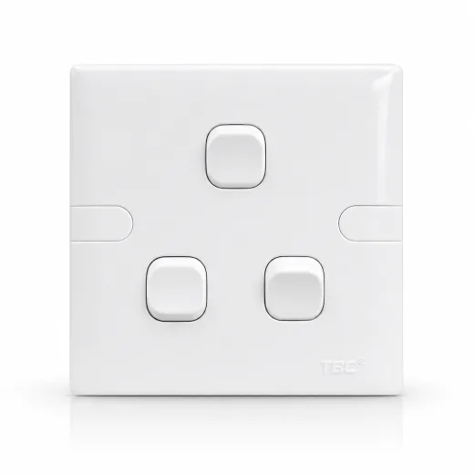 TBC 3 Gang 1 Way Switch ( T1-301 ) T-Series
