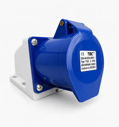 Industrial Weatherproof Socket Outlet 16A/32A 3 Pin 220-250V AC IP44 – Type T113/T123