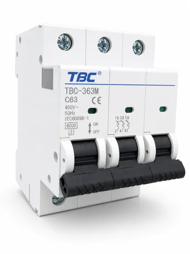 TBC-350M Miniature Circuit Breaker (MCB) 3P 50A 6kA