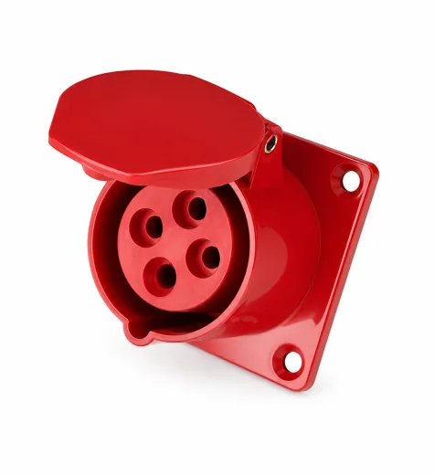 TBC Industrial Panel Mounted Socket Outlet 4 PIN – IP44 (T314 / T324)