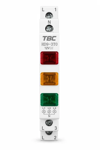 TBC DIN Rail Indicator Signal Lamp HD9(S)