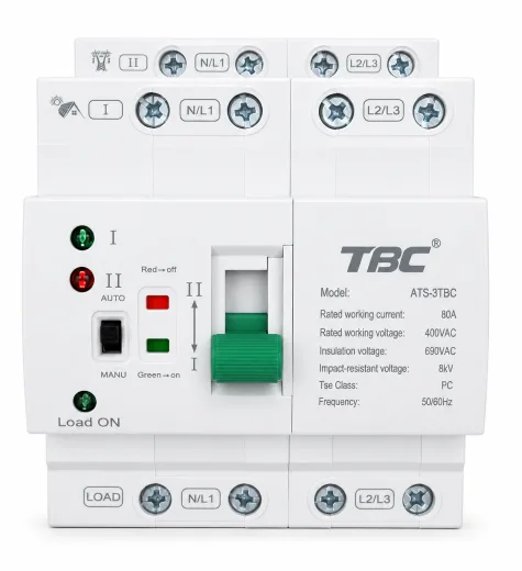 TBC 4P 80A Single Phase Automatic Transfer Switch